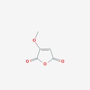 molecular formula C5H4O4 B3056262 3-methoxyfuran-2,5-dione CAS No. 69945-03-5