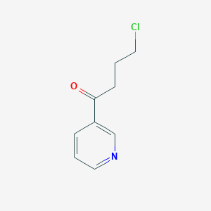 molecular formula C9H10ClNO B3056264 4-Chloro-1-(pyridin-3-YL)butan-1-one CAS No. 69963-21-9