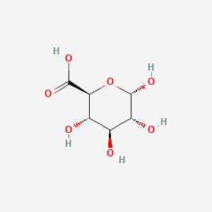 molecular formula C6H10O7 B3056270 a-d-glucopyranuronic acid CAS No. 70021-34-0