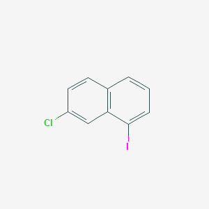 molecular formula C10H6ClI B3056283 7-Chloro-1-iodonaphthalene CAS No. 70109-79-4