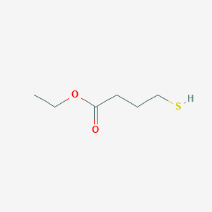 molecular formula C6H12O2S B3056286 Ethyl 4-sulfanylbutanoate CAS No. 70124-54-8