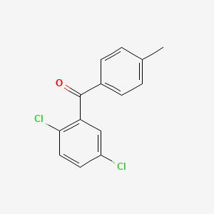 molecular formula C14H10Cl2O B3056289 Methanone, (2,5-dichlorophenyl)(4-methylphenyl)- CAS No. 70132-82-0