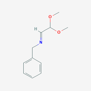 Benzenemethanamine, N-(2,2-dimethoxyethylidene)-