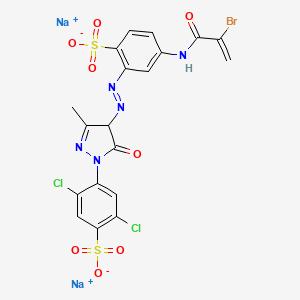 molecular formula C19H14BrCl2N5NaO8S2 B3056300 Lanasol Yellow 4G CAS No. 70247-70-0