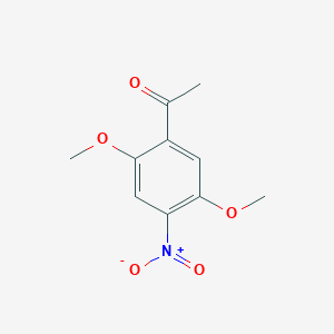 molecular formula C10H11NO5 B3056312 1-(2,5-Dimethoxy-4-nitrophenyl)ethanone CAS No. 70313-21-2