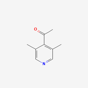 molecular formula C9H11NO B3056317 1-(3,5-Dimethylpyridin-4-YL)ethanone CAS No. 70390-44-2