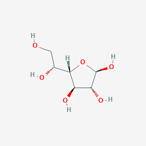 molecular formula C6H12O6 B3056323 beta-D-galactofuranose CAS No. 7045-51-4