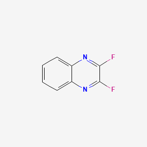 molecular formula C8H4F2N2 B3056349 2,3-Difluoroquinoxaline CAS No. 7066-36-6
