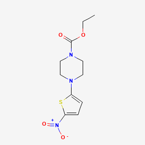 Ethyl 4-(5-nitrothiophen-2-yl)piperazine-1-carboxylate