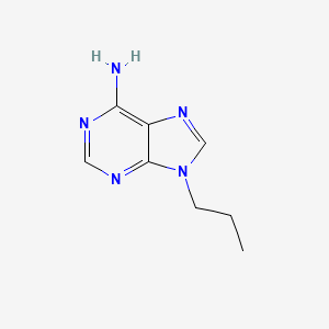 molecular formula C8H11N5 B3056354 9-Propyl-9h-purin-6-amine CAS No. 707-98-2