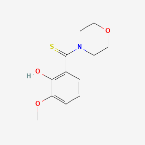 4-((2-Hydroxy-3-methoxyphenyl)thioxomethyl)morpholine