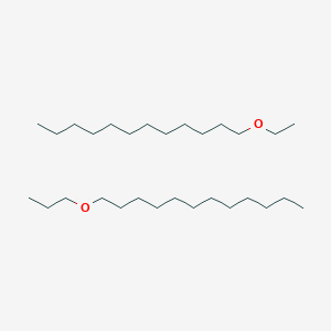 molecular formula C29H62O2 B3056361 Alcohols, C12-13, ethoxylated propoxylated CAS No. 70750-27-5