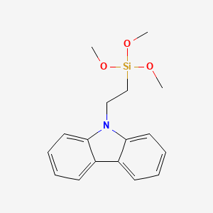 9H-Carbazole, 9-[2-(trimethoxysilyl)ethyl]-