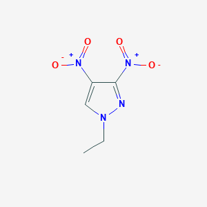 molecular formula C5H6N4O4 B3056381 1-Ethyl-3,4-dinitro-1H-pyrazole CAS No. 70951-90-5