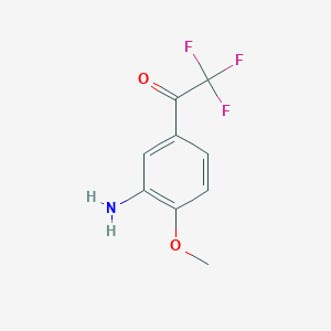1-(3-Amino-4-methoxyphenyl)-2,2,2-trifluoro-ethanone