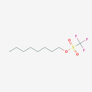 molecular formula C9H17F3O3S B3056400 Octyl trifluoromethanesulfonate CAS No. 71091-89-9