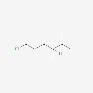 molecular formula C8H17Cl B3056411 1-chloro-4,5-dimethylhexane CAS No. 71173-65-4