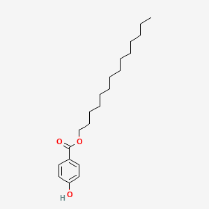 molecular formula C21H34O3 B3056412 Tetradecyl 4-hydroxybenzoate CAS No. 71177-53-2