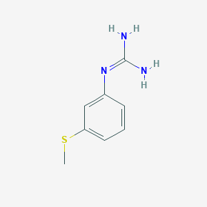 B3056413 1-[3-(Methylsulfanyl)phenyl]guanidine CAS No. 71198-43-1
