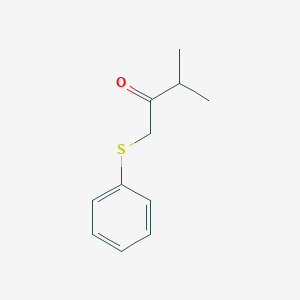 molecular formula C11H14OS B3056416 3-methyl-1-(phenylsulfanyl)butan-2-one CAS No. 71221-49-3