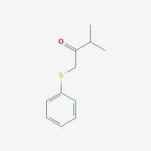 molecular formula C11H14OS B3056416 3-Methyl-1-phenylsulfanyl-butan-2-one CAS No. 71221-49-3