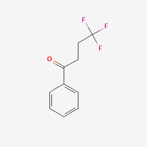 molecular formula C10H9F3O B3056419 4,4,4-Trifluoro-1-phenylbutan-1-one CAS No. 713-02-0