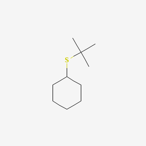 molecular formula C10H20S B3056422 Sulfide, tert-butyl cyclohexyl CAS No. 7133-23-5