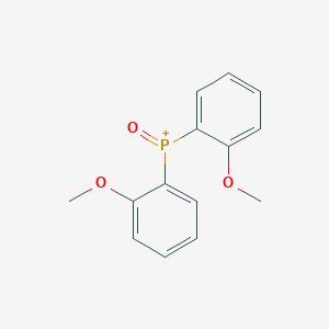 molecular formula C14H14O3P+ B3056427 Phosphine oxide, bis(2-methoxyphenyl)- CAS No. 71360-04-8