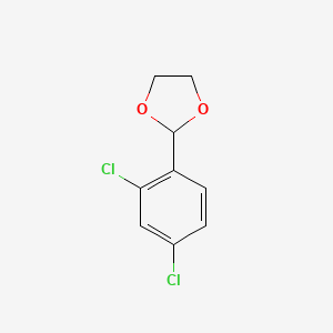 molecular formula C9H8Cl2O2 B3056438 2-(2,4-Dichlorophenyl)-1,3-dioxolane CAS No. 7144-98-1