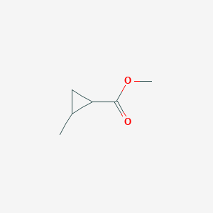 molecular formula C6H10O2 B3056439 Methyl 2-methylcyclopropane-1-carboxylate CAS No. 71441-77-5