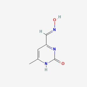 (E)-2-Hydroxy-6-methylpyrimidine-4-carbaldehyde oxime