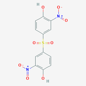 4-(4-Hydroxy-3-nitro-phenyl)sulfonyl-2-nitro-phenol