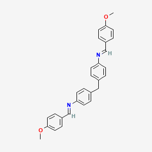 Benzenamine, 4,4'-methylenebis[N-[(4-methoxyphenyl)methylene]-
