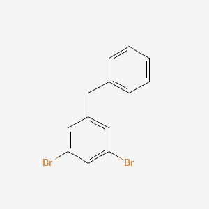 molecular formula C13H10Br2 B3056465 1-Benzyl-3,5-dibromobenzene CAS No. 71572-36-6