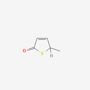 molecular formula C5H6OS B3056530 2(5H)-Thiophenone, 5-methyl- CAS No. 7210-64-2
