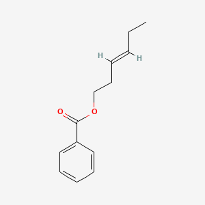 molecular formula C13H16O2 B3056544 Hex-3-enyl benzoate CAS No. 72200-74-9