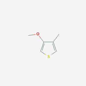 molecular formula C6H8OS B3056560 3-Methoxy-4-methylthiophene CAS No. 72344-31-1
