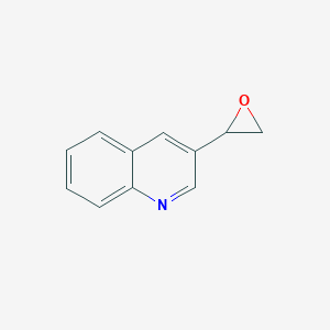 molecular formula C11H9NO B3056566 3-(Oxiran-2-yl)quinoline CAS No. 72408-98-1