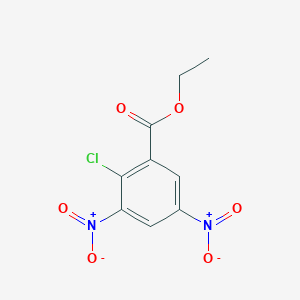 molecular formula C9H7ClN2O6 B3056577 Ethyl 2-chloro-3,5-dinitrobenzoate CAS No. 7251-28-7