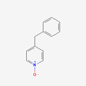 molecular formula C12H11NO B3056589 Pyridine, 4-(phenylmethyl)-, 1-oxide CAS No. 7259-53-2