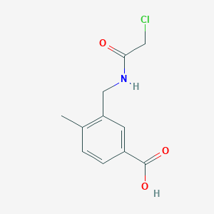 3-{[(Chloroacetyl)amino]methyl}-4-methylbenzoic acid