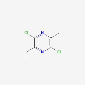 molecular formula C8H10Cl2N2 B3056617 2,5-Dichloro-3,6-diethylpyrazine CAS No. 72875-84-4