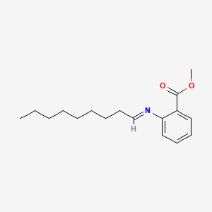 molecular formula C17H25NO2 B3056619 Methyl 2-(nonylideneamino)benzoate CAS No. 72894-12-3