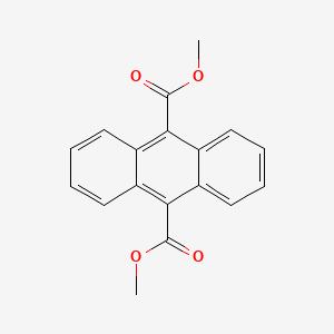 molecular formula C18H14O4 B3056639 Dimethyl anthracene-9,10-dicarboxylate CAS No. 73016-10-1