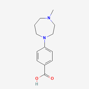 4-(4-Methyl-1,4-diazepan-1-YL)benzoic acid