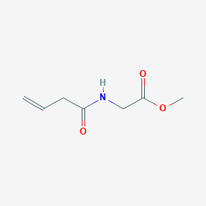 molecular formula C6H9NO3 B3056650 Vinylacetylglycine CAS No. 73122-61-9