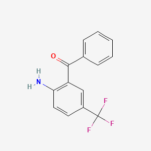 (2-Amino-5-(trifluoromethyl)phenyl)(phenyl)methanone