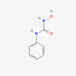molecular formula C7H8N2O2 B3056679 1-hydroxy-3-phenylurea CAS No. 7335-35-5