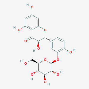 molecular formula C21H22O12 B030567 Taxifolin 3'-glucoside CAS No. 31106-05-5