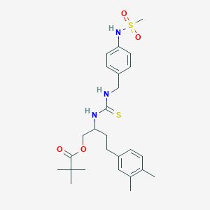 molecular formula C26H37N3O4S2 B3056706 JYL-1413 CAS No. 735331-54-1